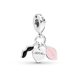 PANDORA Dangle Charm Love Couple Sterling Silver